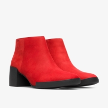 Camper Lotta Ankle Boots Red - Womens Singapore PNPHGC-063